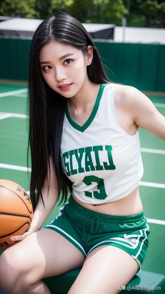 ai画打篮球女生图片,ai绘画女生打篮球教程