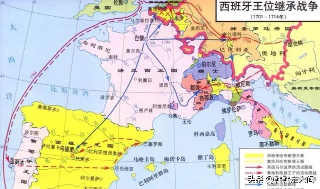 强盛时期的法兰西帝国,欧洲四大殖民帝国