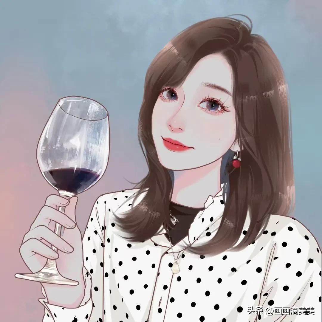 最新女生手绘头像高级质感,高颜值手绘头像女生复古