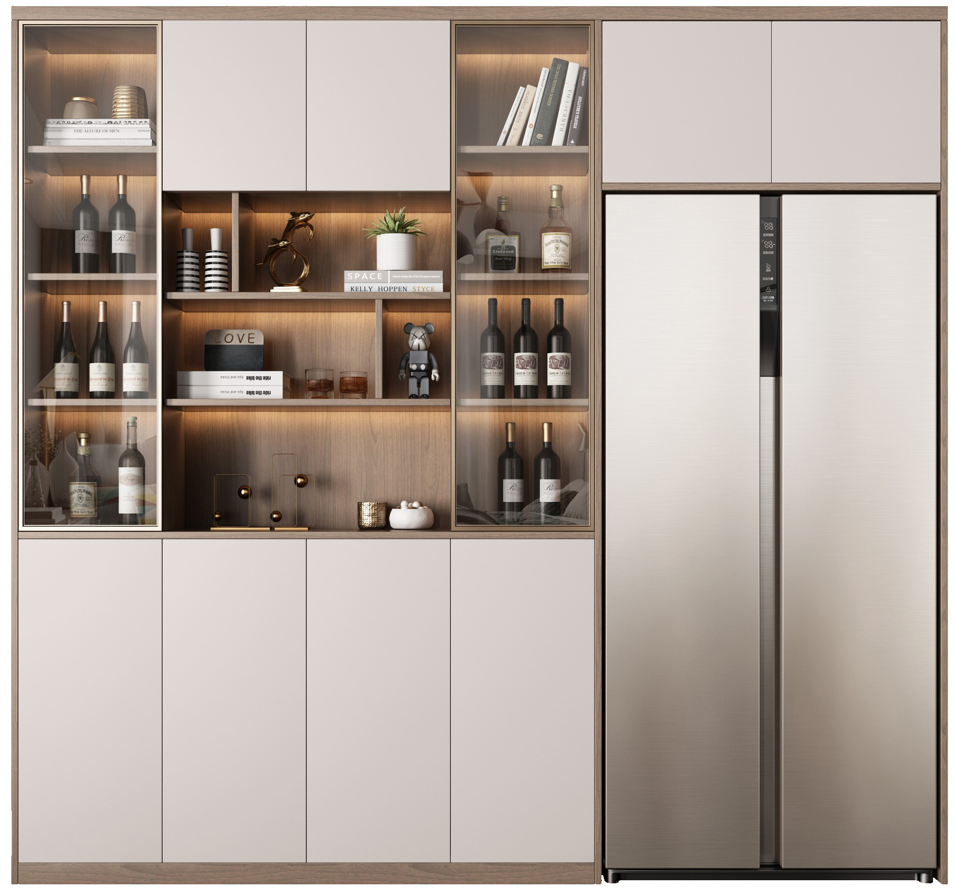 15款嵌入冰箱的餐边柜、酒柜