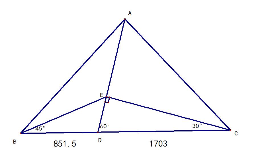 等腰三角形的一个内角度数是30度,初中数学求三角形的角的度数