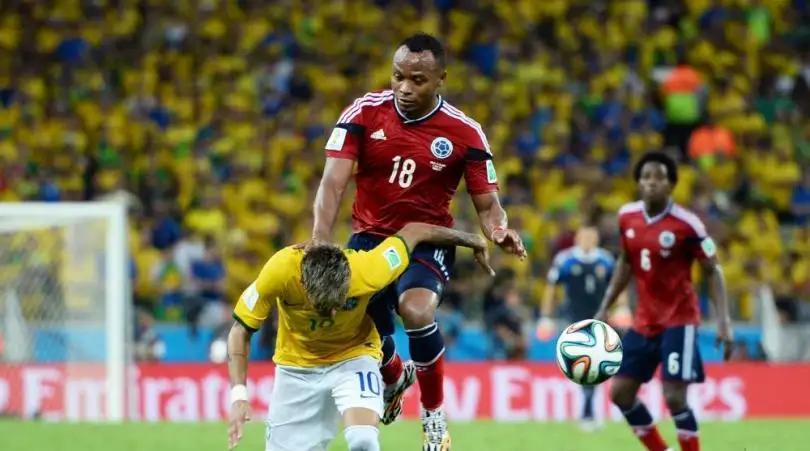 内马尔2014年世界杯重伤下场,14年巴西内马尔受伤