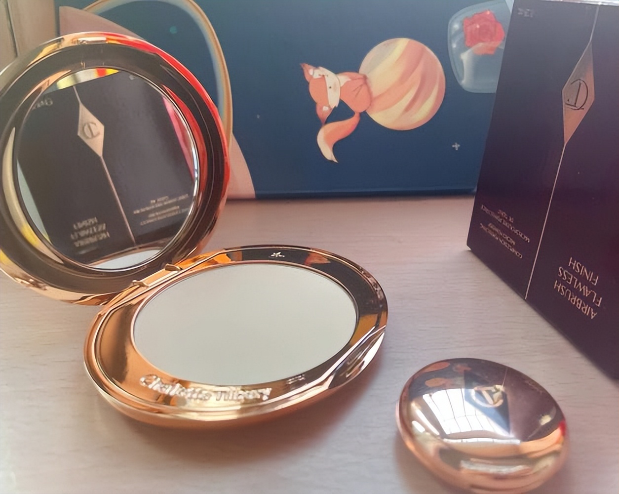 油皮适合的定妆补妆粉饼,混油皮持妆定妆粉饼