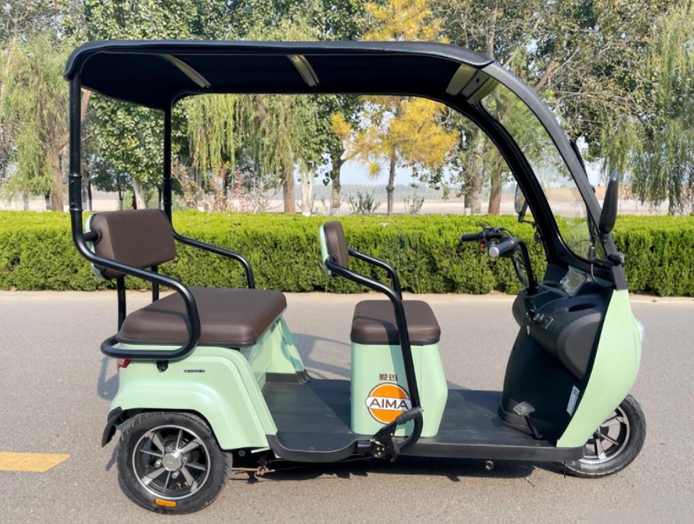 爱玛三轮车雨棚,爱玛无篷电动三轮车