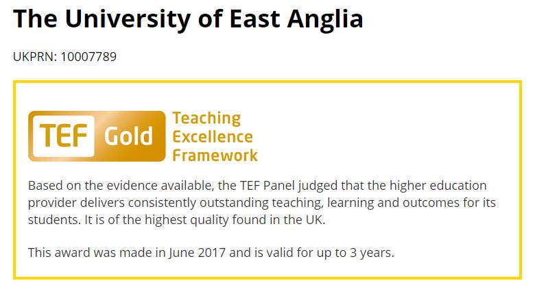 英国东英吉利大学简介,东英吉利大学专业