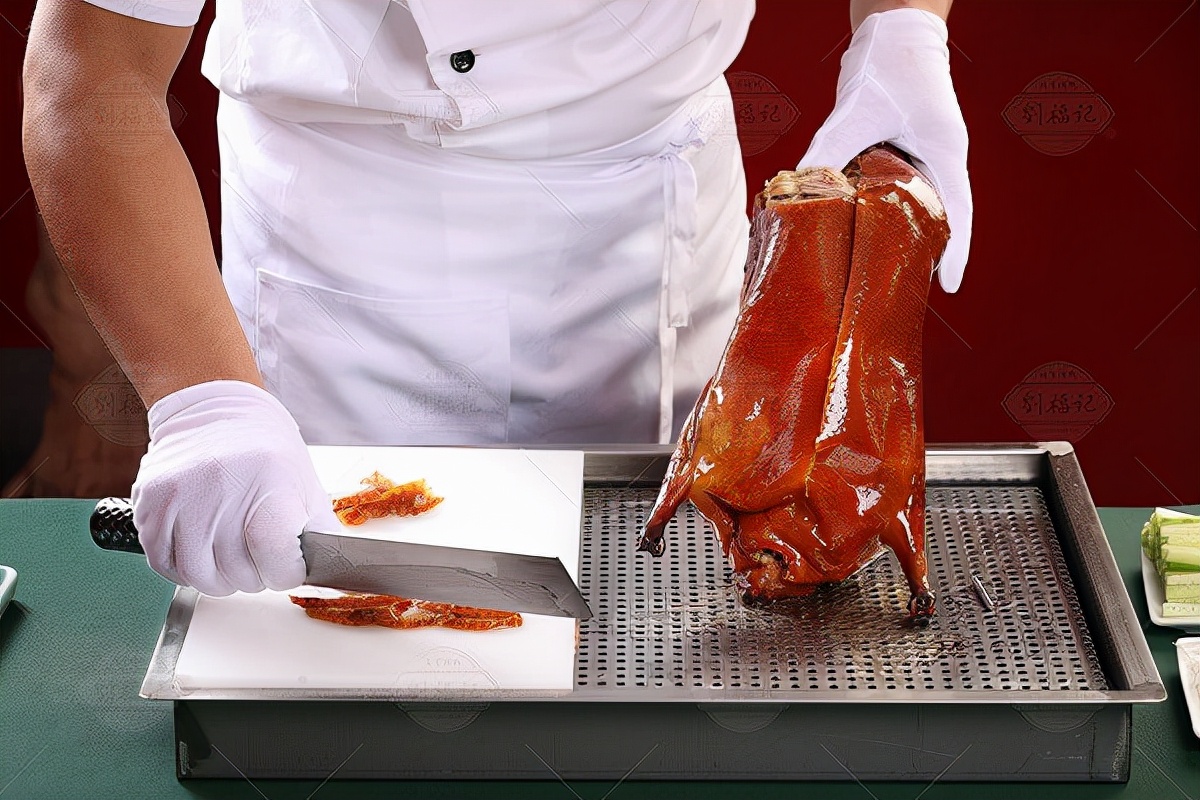 刘福记烤鸭加盟多少钱,刘福记北京烤鸭加盟门头图