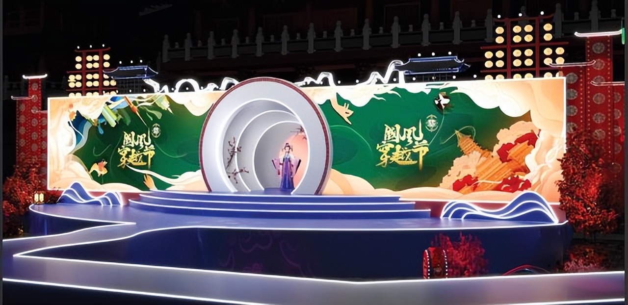 文化酒·万茗堂点亮洛阳最美之夜，应天门灯光秀万人共赏