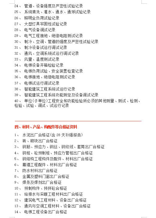 工程全套表格模板,工程资料图纸清单表格