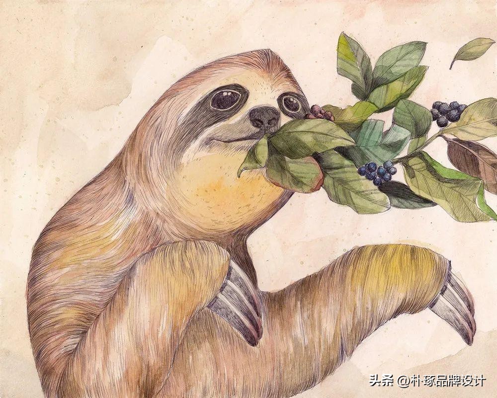 有深度意境的插画,如此清新淡雅的插画太有美感了