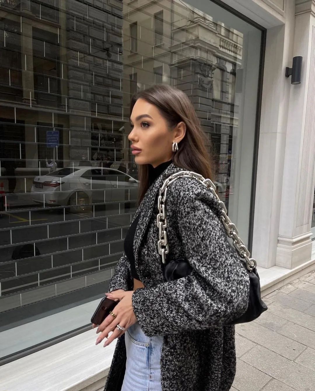 今年流行纯金链款式,颈链饰品推荐最新款金属