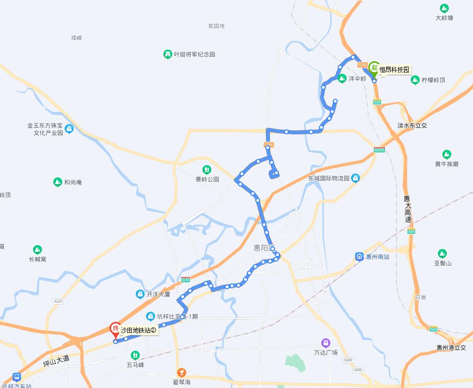 深圳14号线沙田公交线路,深圳沙田快速接驳公交