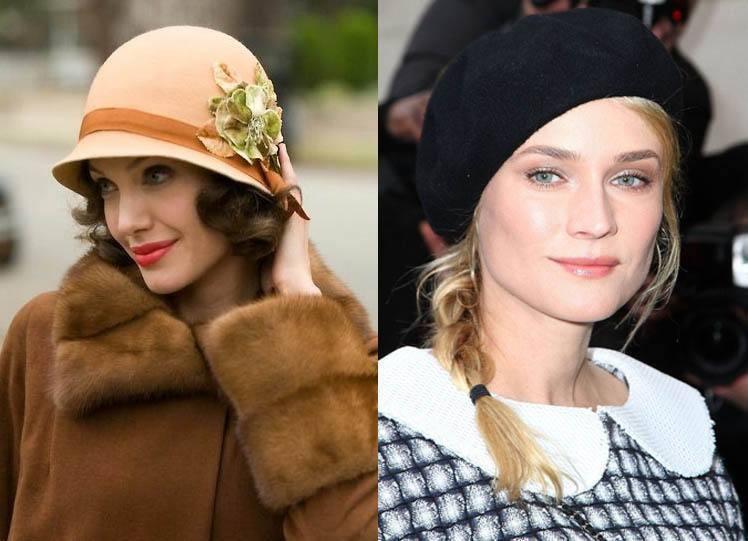 戴帽子女士好看时尚,戴帽子气质女人