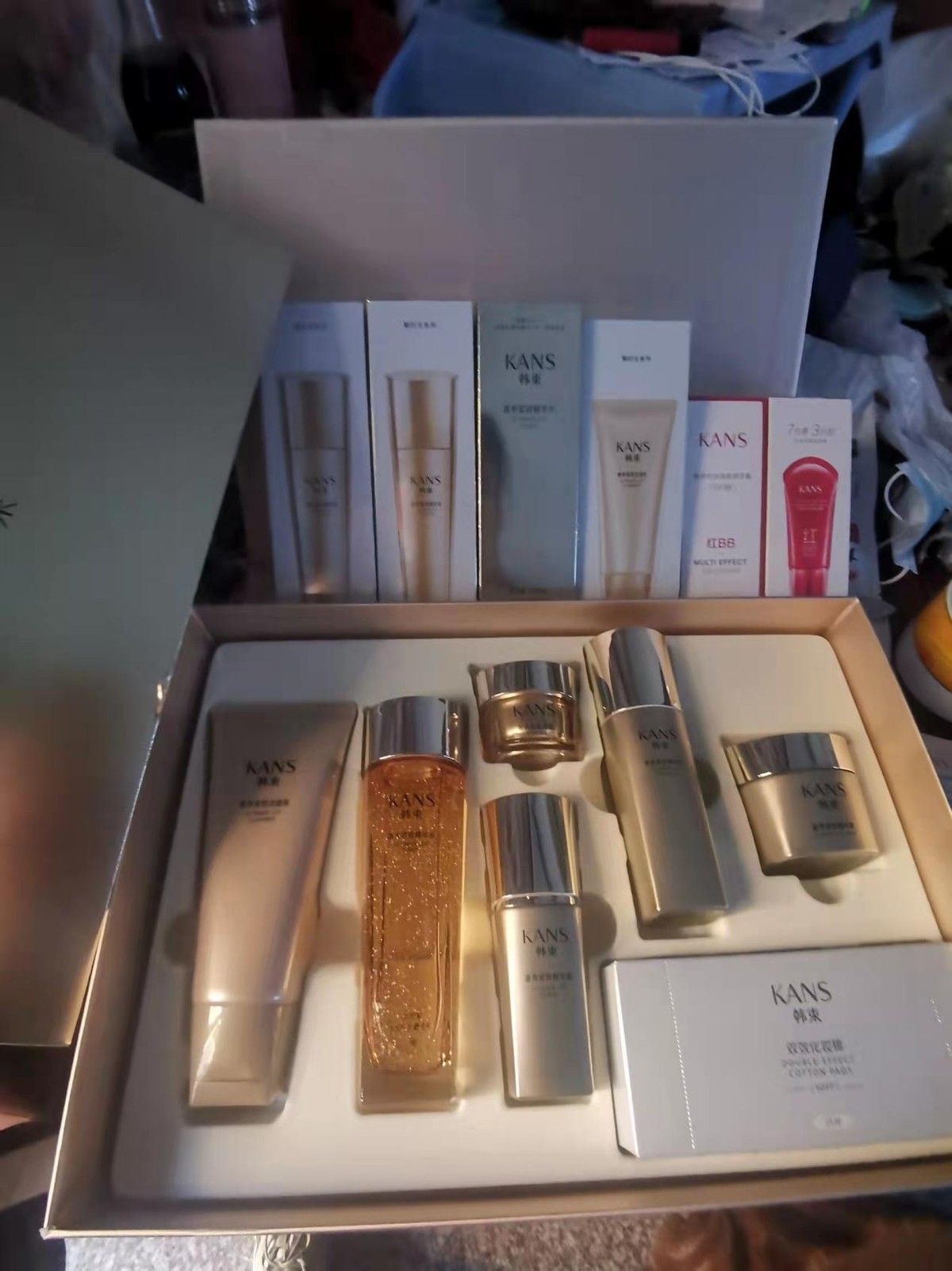 女人抗皱纹抗衰老的护肤品,韩束聚时光臻颜紧致套装推荐