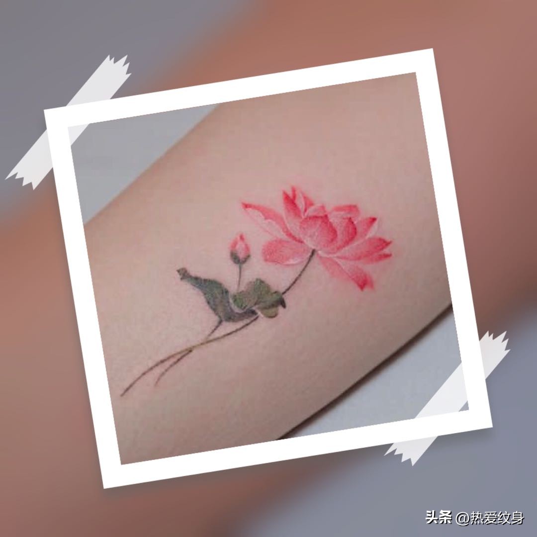 纹身就像你心中的一朵花,纹身像种在你内心深处的一朵花