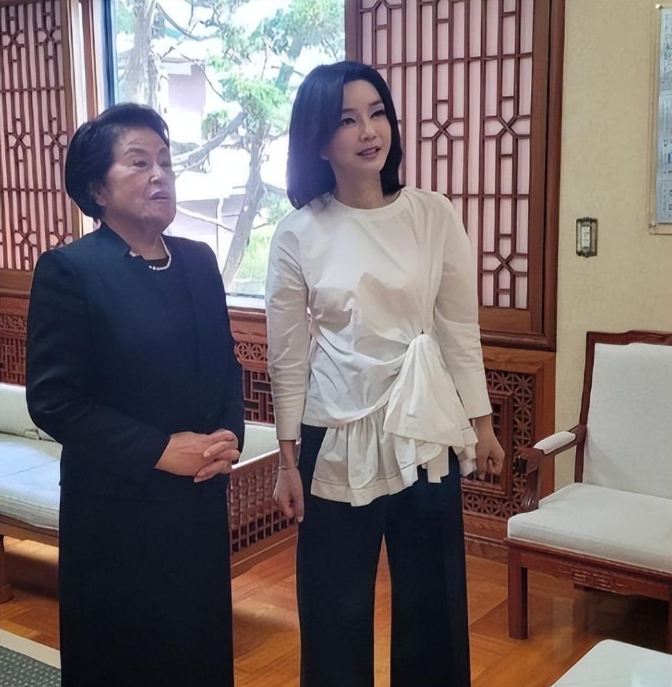 韩国夫人颜值,韩国夫人原来的容貌