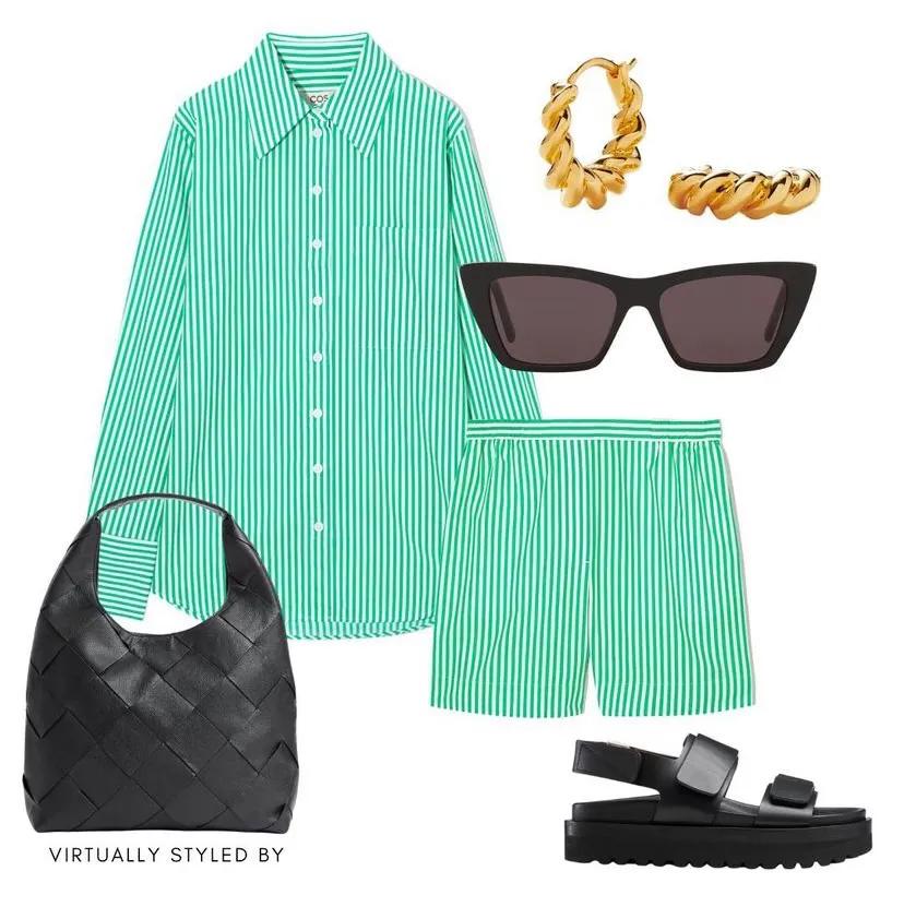 短裤怎么穿搭才能潇洒利落又凉爽,夏日里短裤穿搭穿出不一样的美丽