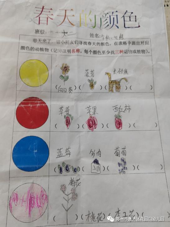时光恰好遇见春天—郑州市惠济区花园口幼儿园大二班春天课程故事