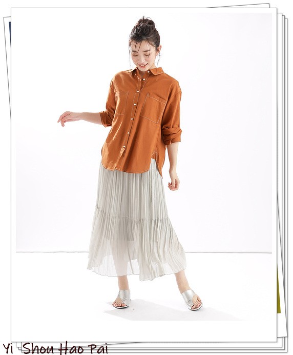 灰色半身裙如何穿搭图片,灰色半身裙高级感穿搭