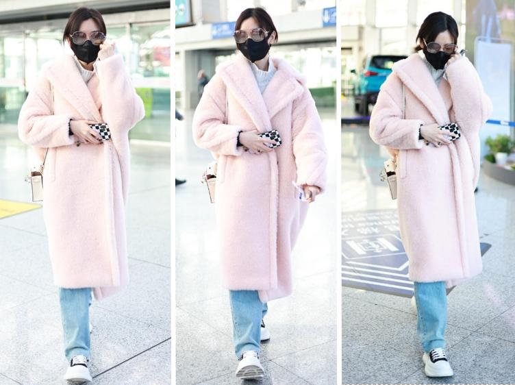 黑色呢子中短款大衣搭配出高级感,长款呢子大衣怎么搭配好看又保暖