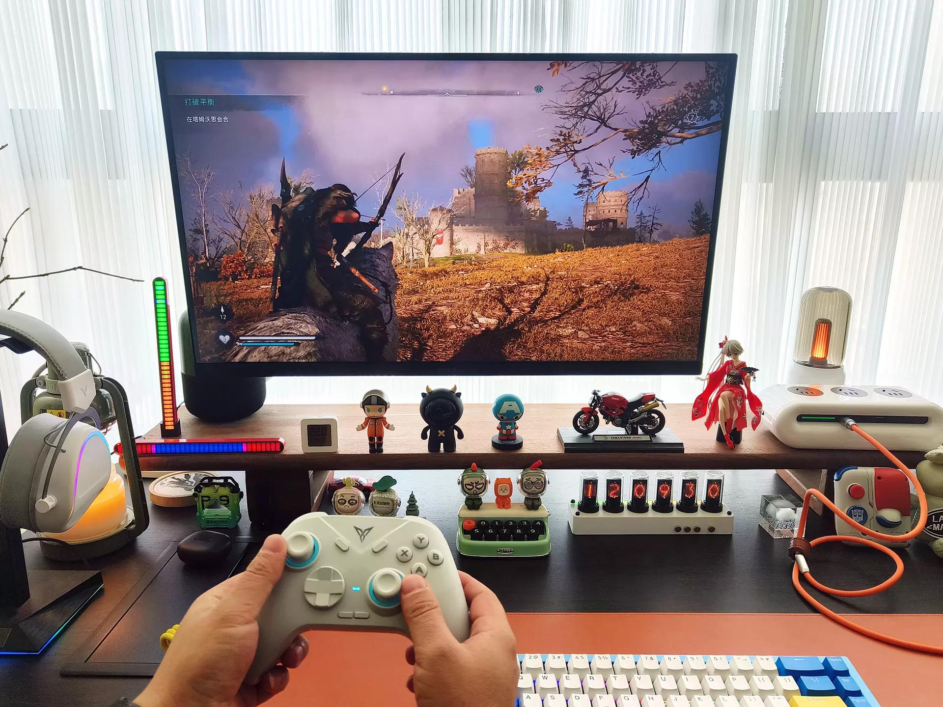 手感绝佳游戏,飞智冰原狼游戏手柄沉浸式开箱