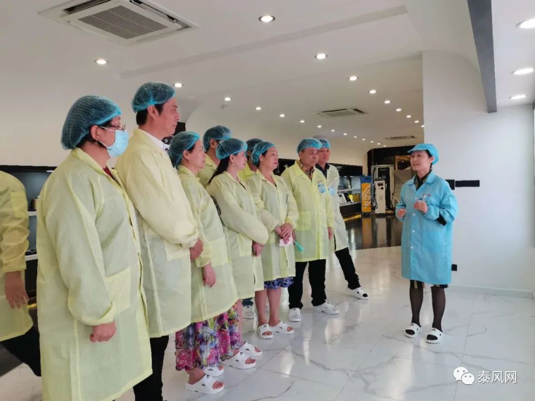 泰华女企业家卢嫣打造“天龙电子”企业泰中文联拜访团参观取经