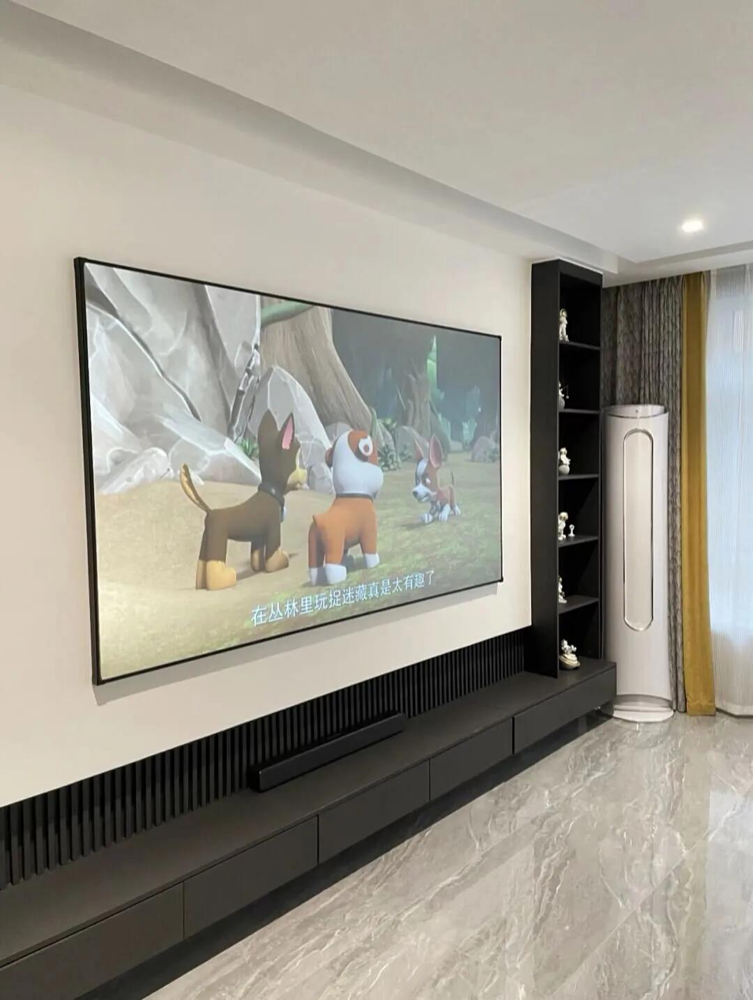 简单隐形门电视背景墙,30平小户型电视背景墙