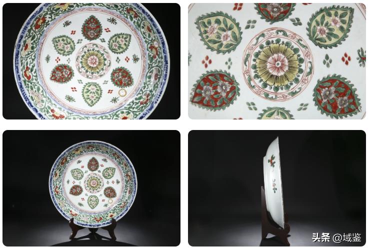 釉上五彩,釉上五彩富贵花