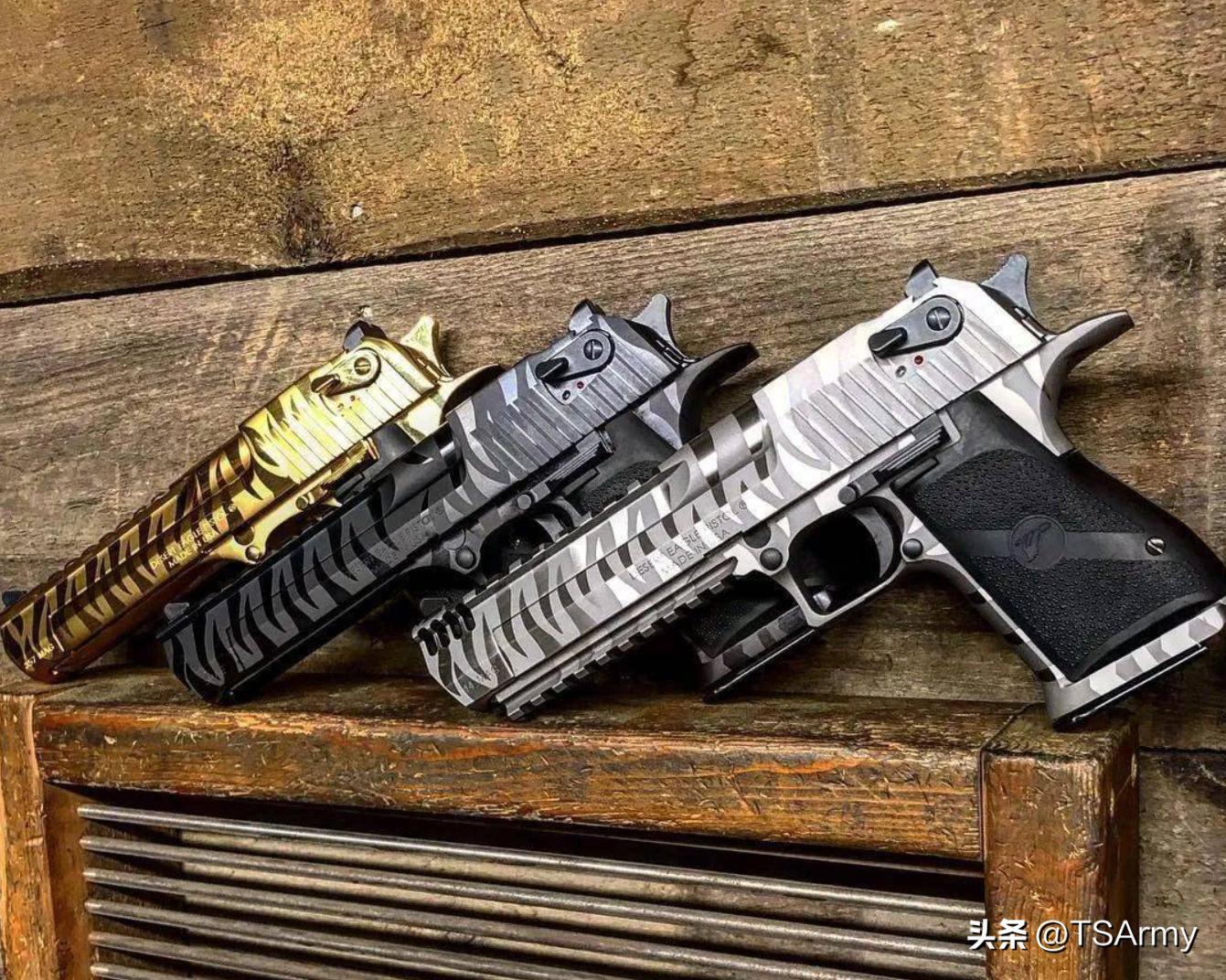 容弹量最大的沙漠之鹰手枪,大威力顶级手枪沙漠之鹰