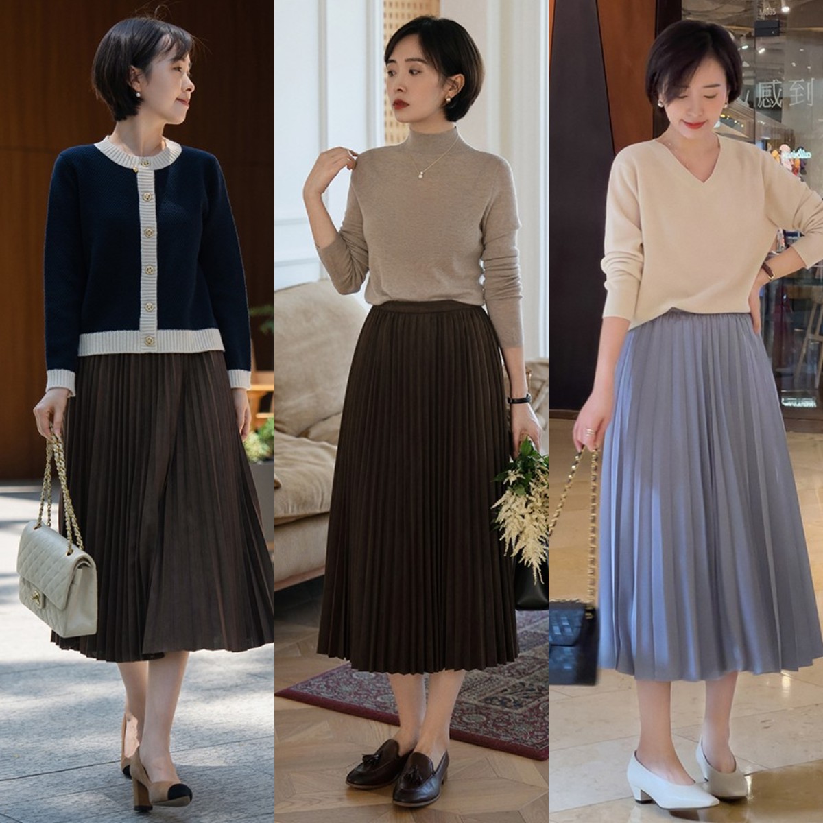 毛衣到底该怎么搭配才好看,长一点的毛衣怎么搭配才好看