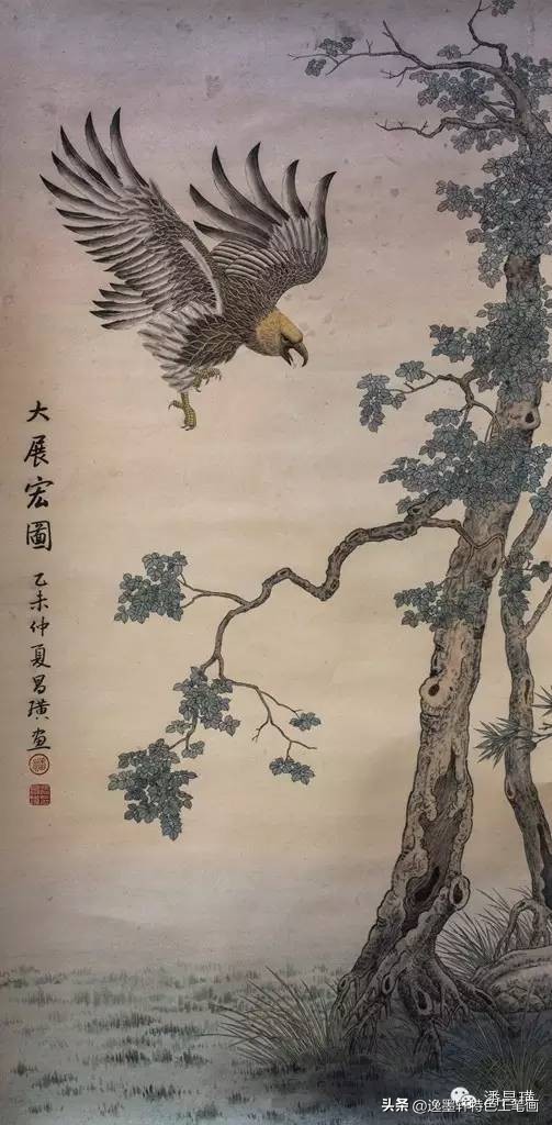 兔子工笔画红叶双兔,国画工笔兔子作品欣赏图片