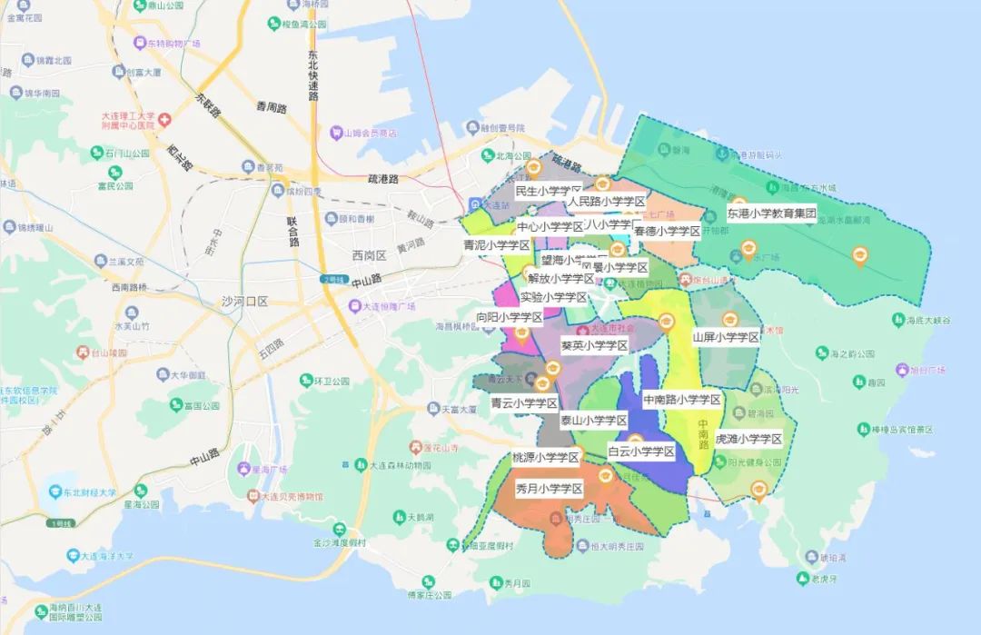 大连2020年学区划分甘井子,大连全市学区划分最新文件