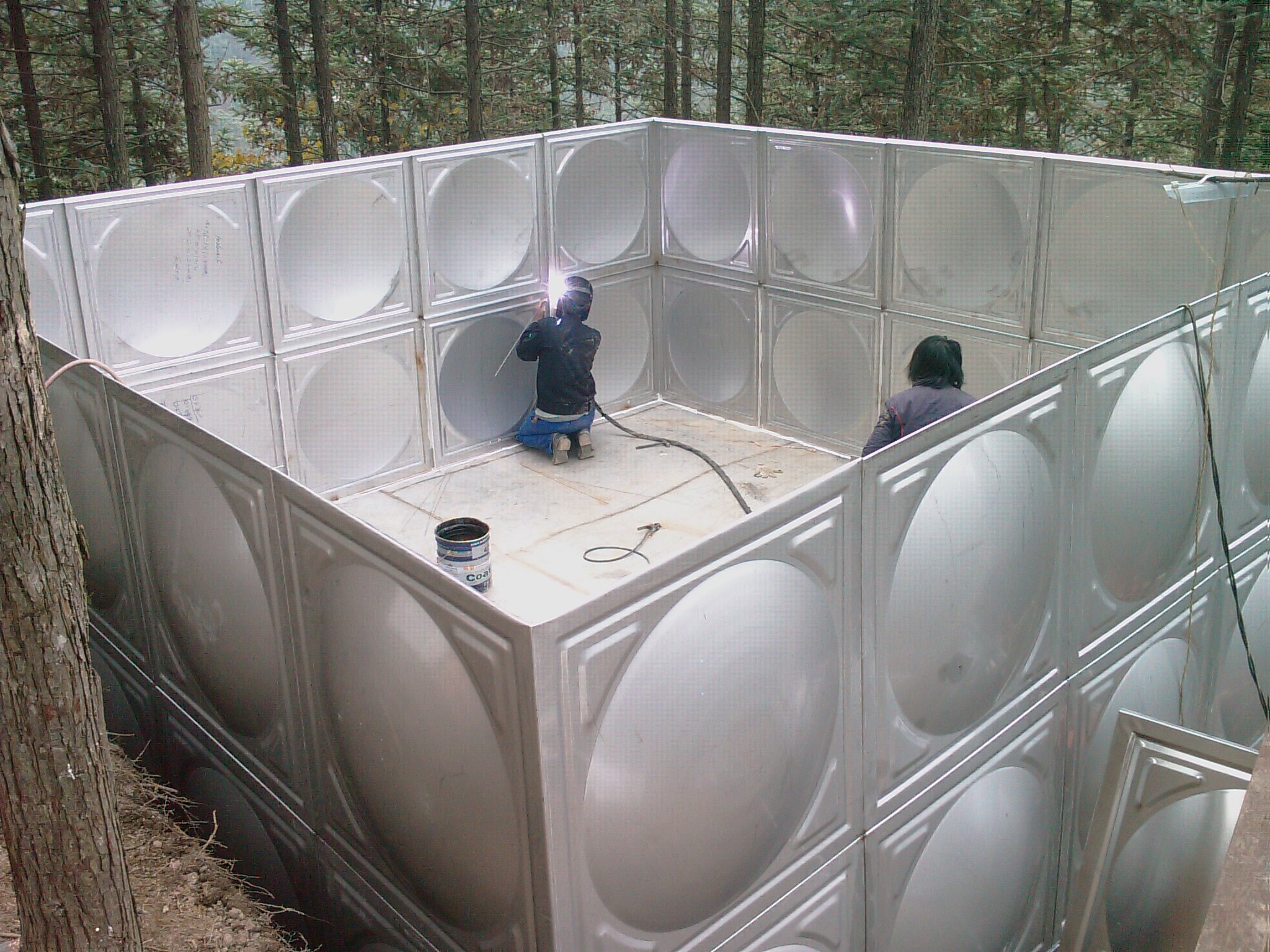 不锈钢方形保温水箱,方形不锈钢水箱安装