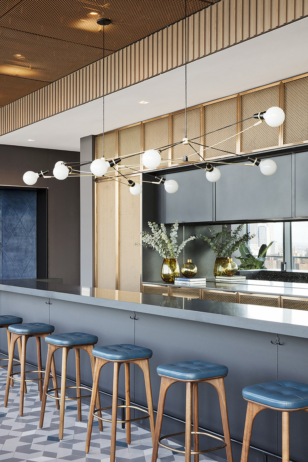 轻奢酒店风纽约Dock72写字楼大堂与公共空间设计欣赏