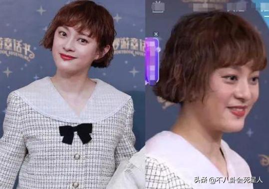 发腮堪比毁容的女星,发腮成大方脸