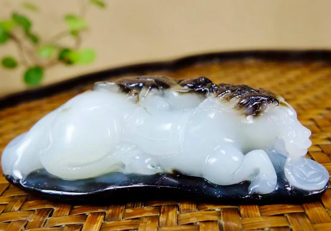 马达加斯加玛瑙黑皮山料,俄料仿籽黄皮