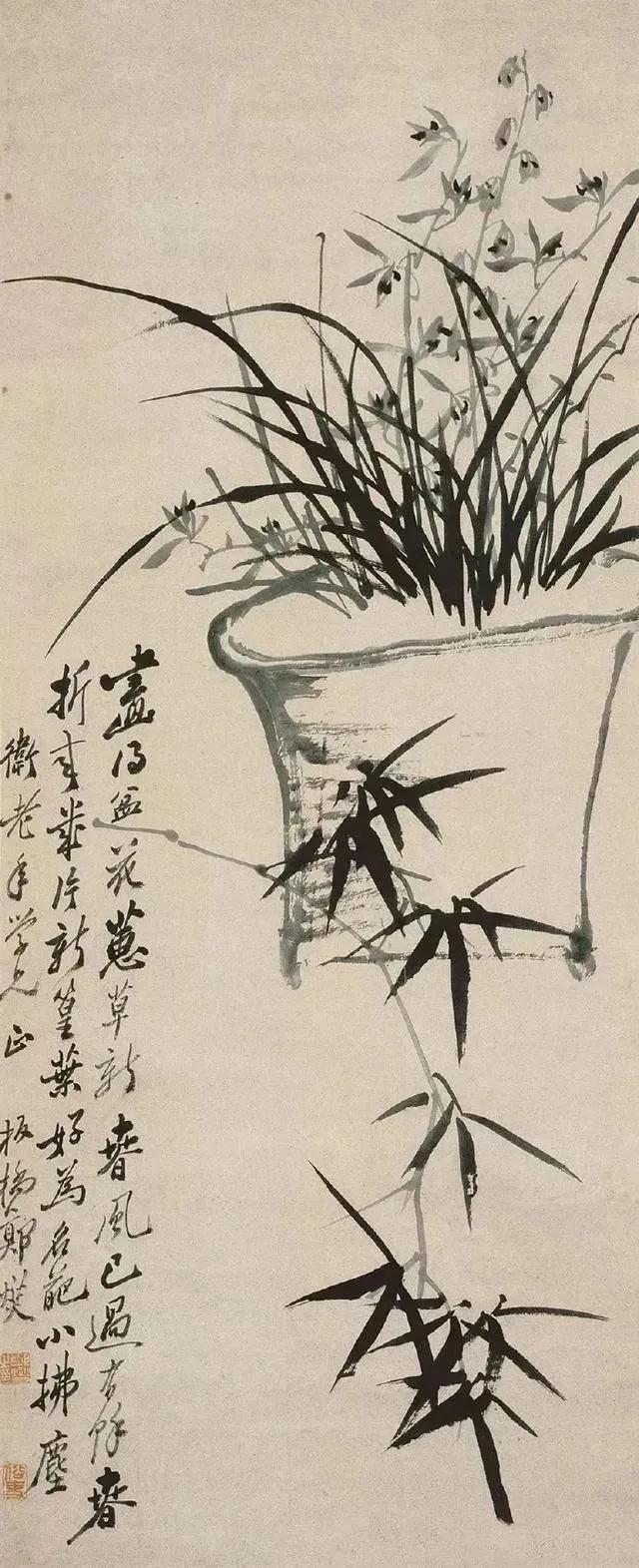 兰花画得最好的是郑板桥吗,郑板桥最著名的兰竹画