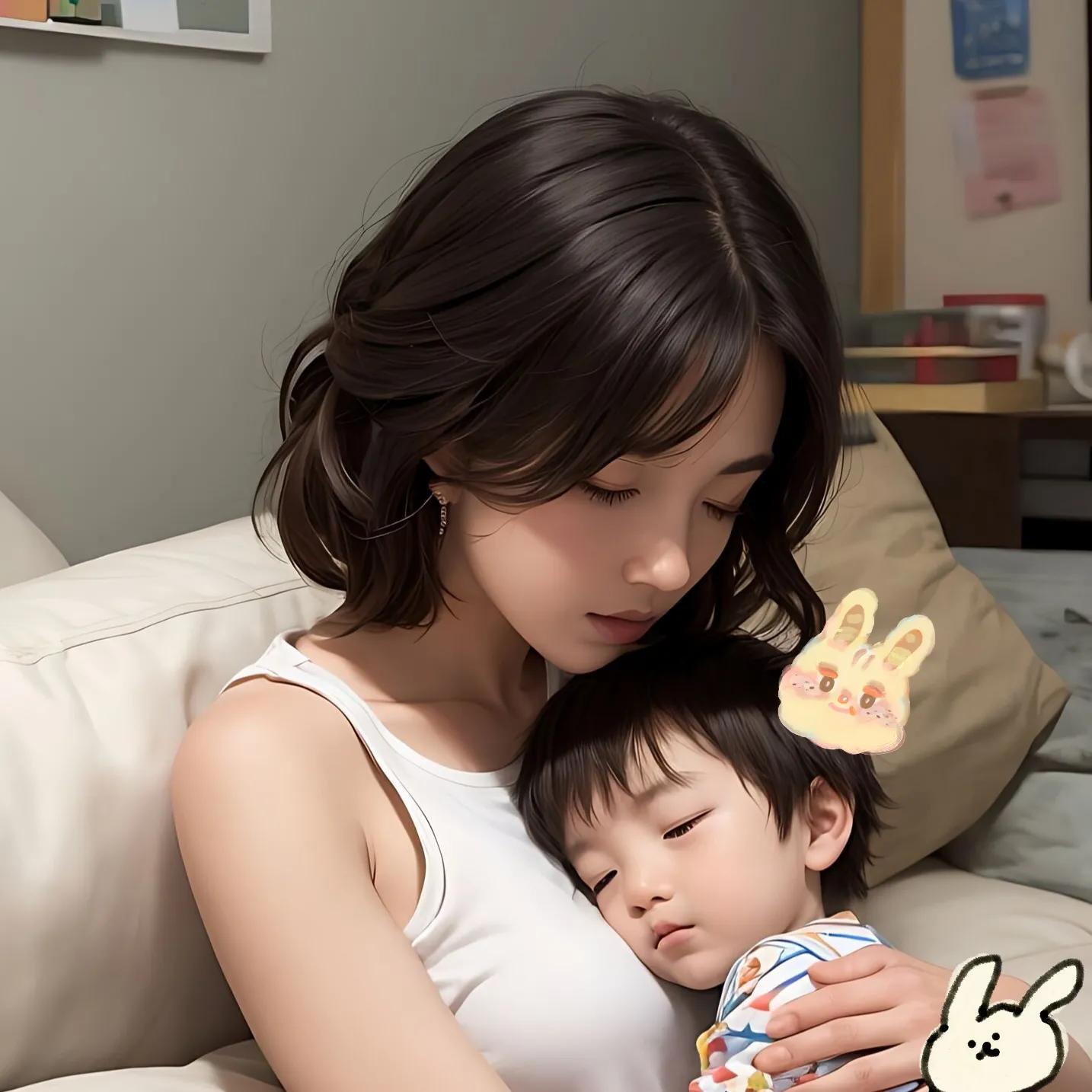 亲子准爸爸妈妈头像,亲子头像双胞胎男孩和妈妈