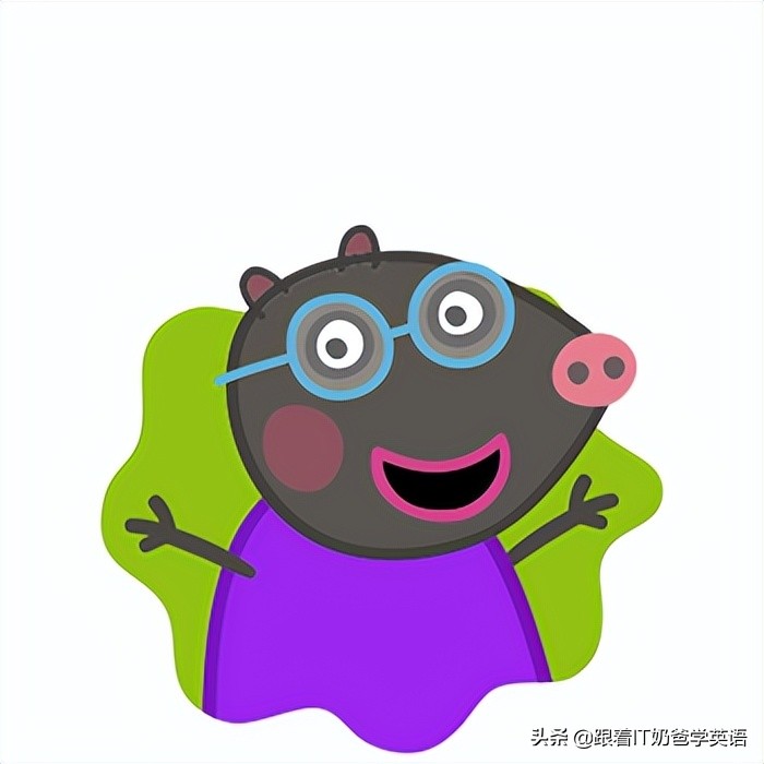 跟读小猪佩奇学英语,小猪佩奇学英语双语版