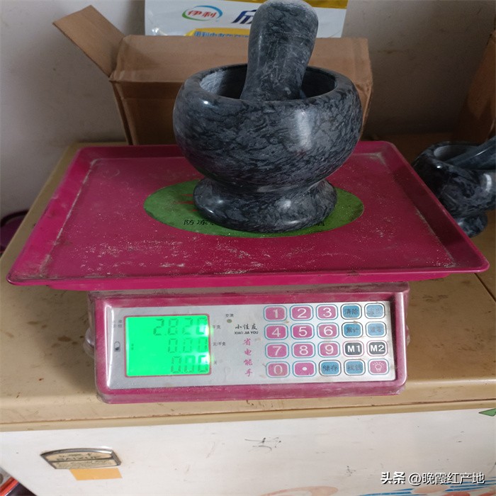 大理石蒜臼子的作用和制作