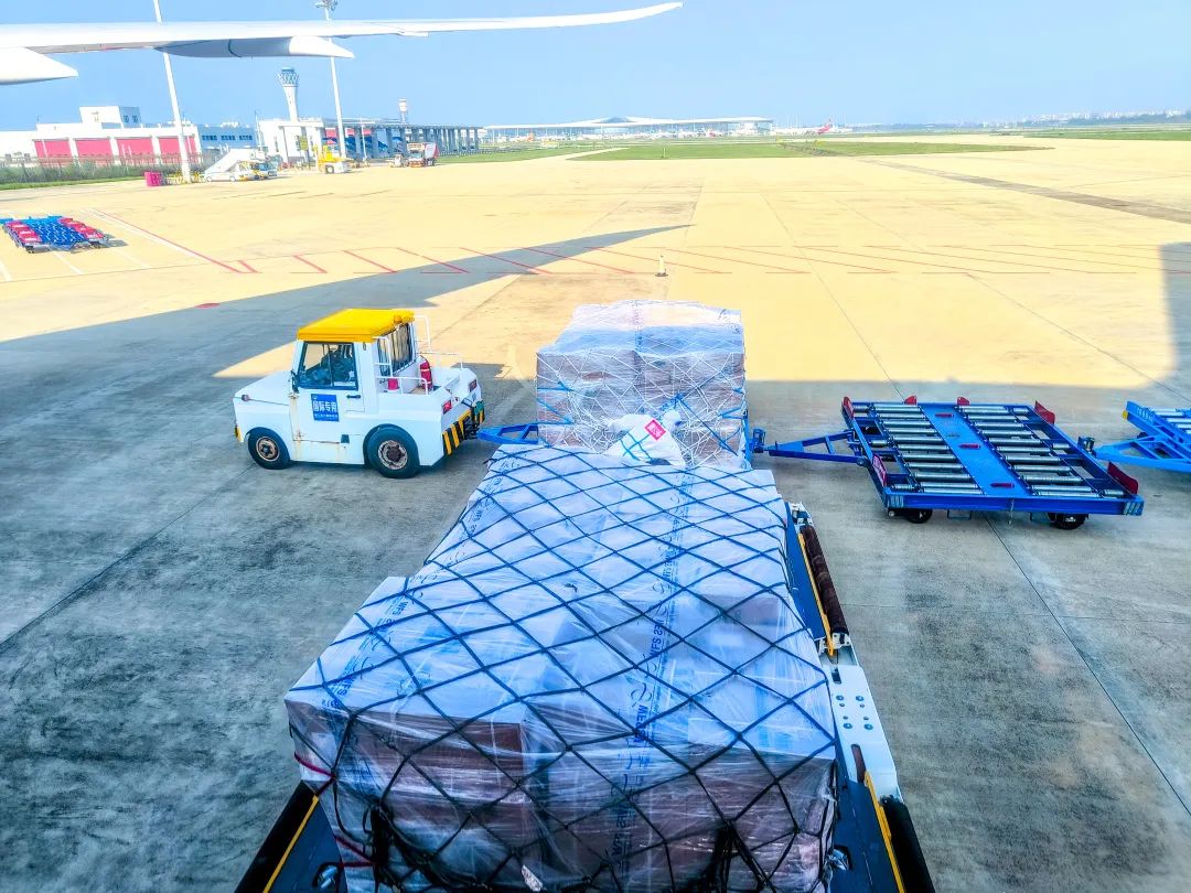 巴黎航线免税品运抵海口,海口到巴黎航线