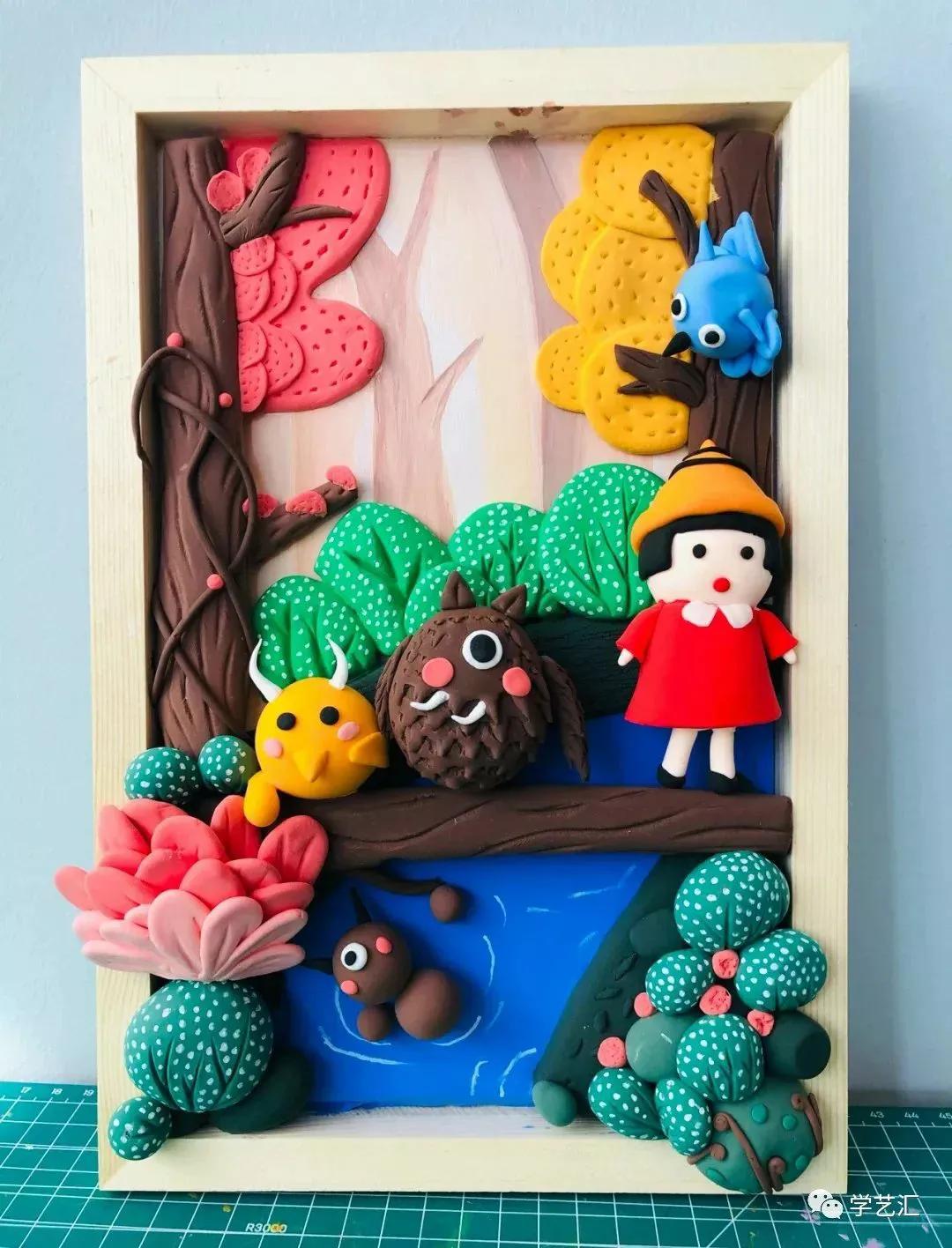 粘土手工让人想不到的超级作品,粘土手工100种简单合集