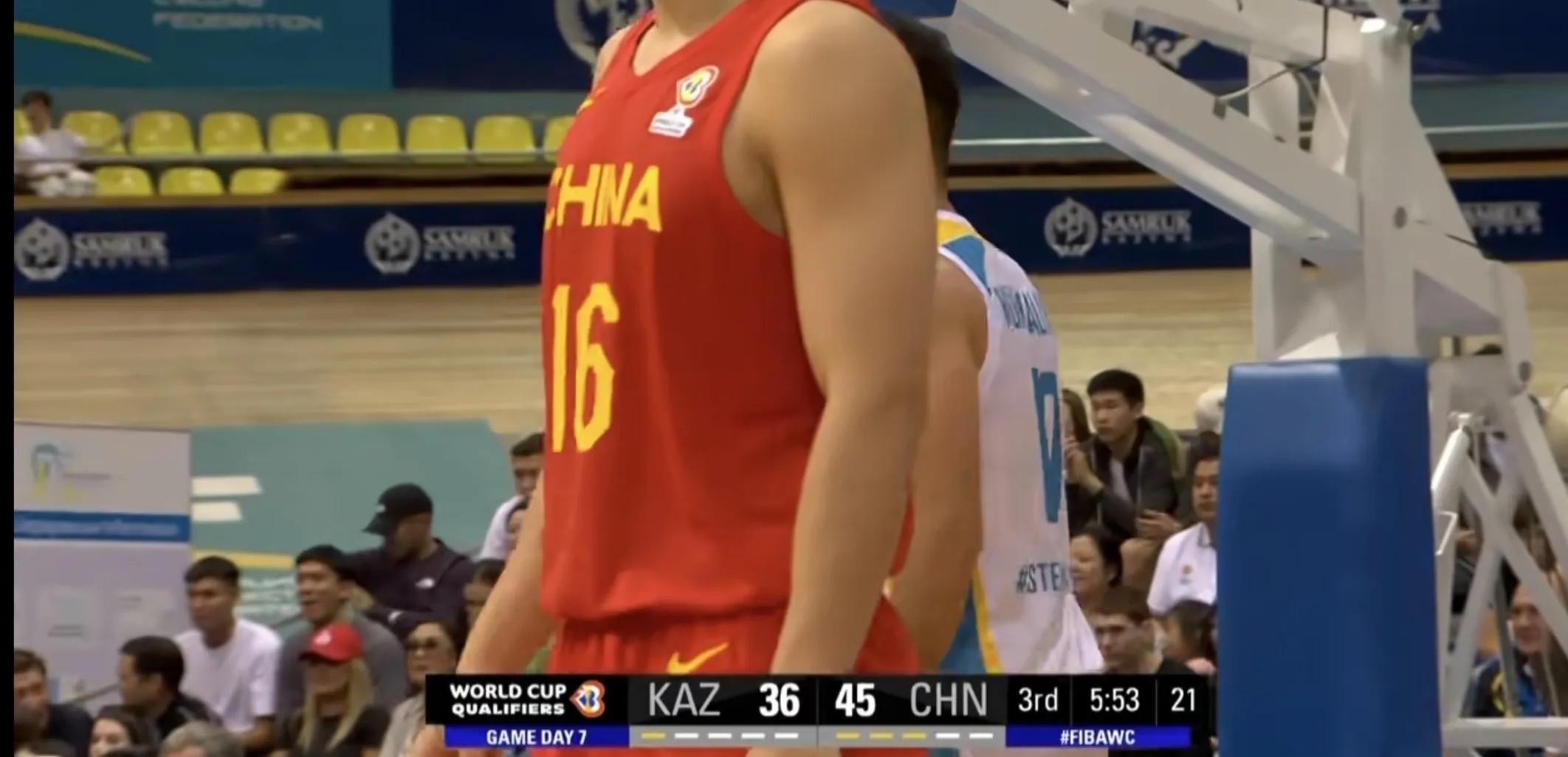 世预赛中国男篮对哈萨克斯坦得分,中国男篮vs哈萨克斯坦哪里直播