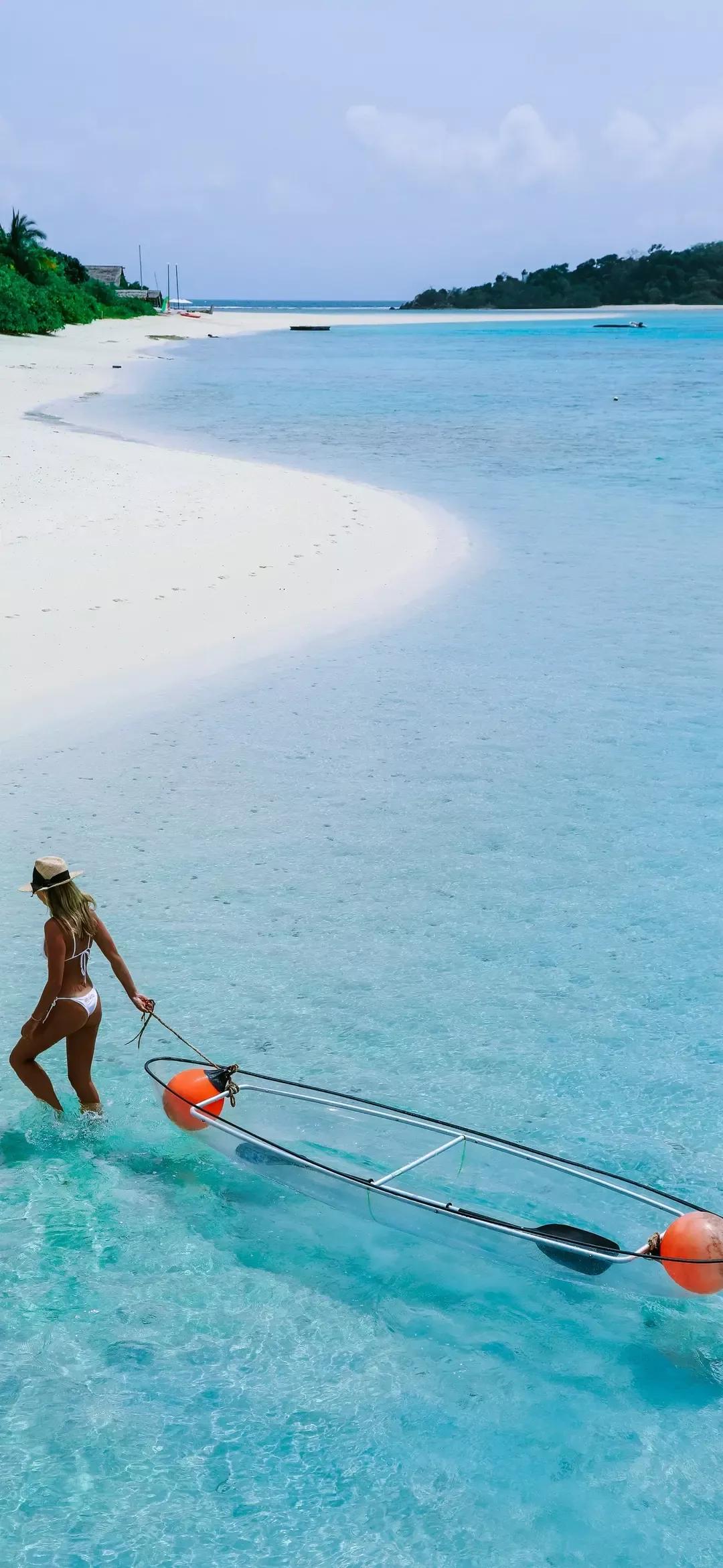 大海壁纸｜大海边，守候朝霞，聆听海浪的乐章