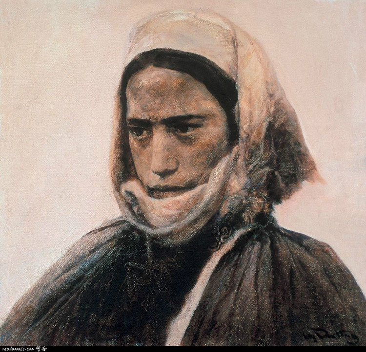 何多苓俄罗斯写生油画,何多苓油画2007