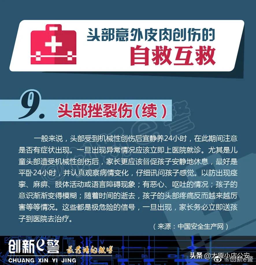 头部意外创伤,头部意外创伤如何自救