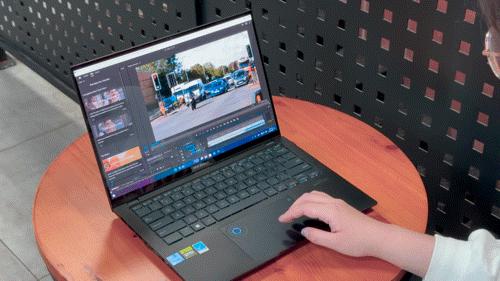 紫色笔记本电脑华硕灵耀pro测评,高端oled显示屏