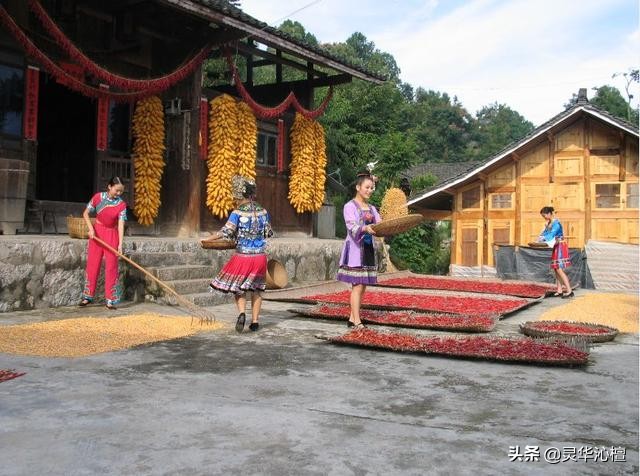 楼上千年古寨,漫步幽悠古寨图片