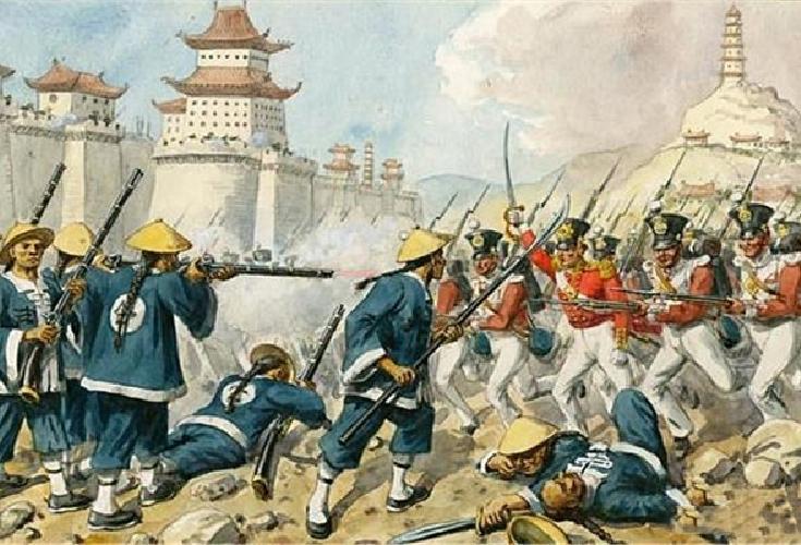 1857年印度的独立战争,1840年英国发动了鸦片战争