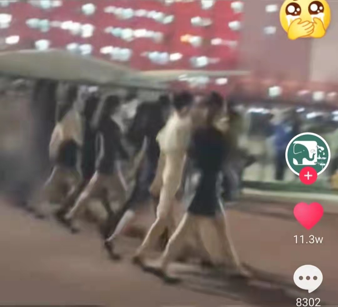 高校礼仪队操场走秀,学校操场走秀大学生