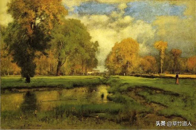 风景园林美学思想,风景视角创意绘画